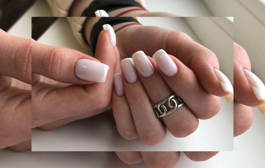 manicura francesa casa